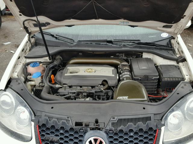 3VWDJ71K79M045287 - 2009 VOLKSWAGEN GLI თეთრი ფოტო 7