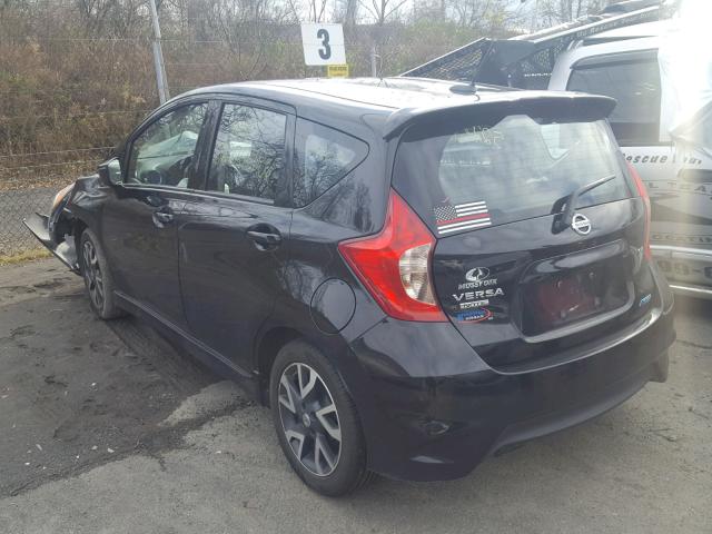 3N1CE2CP0FL395704 - 2015 NISSAN VERSA NOTE BLACK photo 3