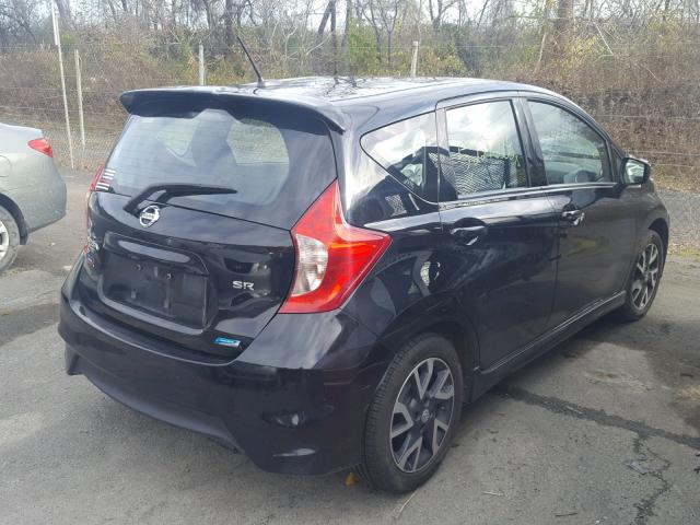 3N1CE2CP0FL395704 - 2015 NISSAN VERSA NOTE BLACK photo 4