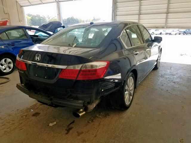 1HGCR2F83DA007893 - 2013 HONDA ACCORD EXL BLACK photo 4