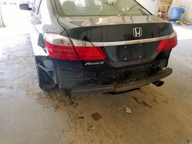 1HGCR2F83DA007893 - 2013 HONDA ACCORD EXL BLACK photo 9