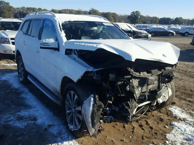 4JGDF2EE5EA300727 - 2014 MERCEDES-BENZ GL 350 BLU WHITE photo 1