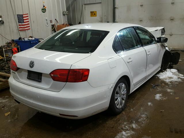 3VW2K7AJ7DM241055 - 2013 VOLKSWAGEN JETTA BASE 白色 照片 4