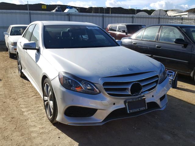 WDDHF5KBXGB247754 - 2016 MERCEDES-BENZ E 350 SILVER photo 1