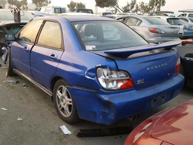 JF1GD29682H502920 - 2002 SUBARU IMPREZA WR BLUE photo 3