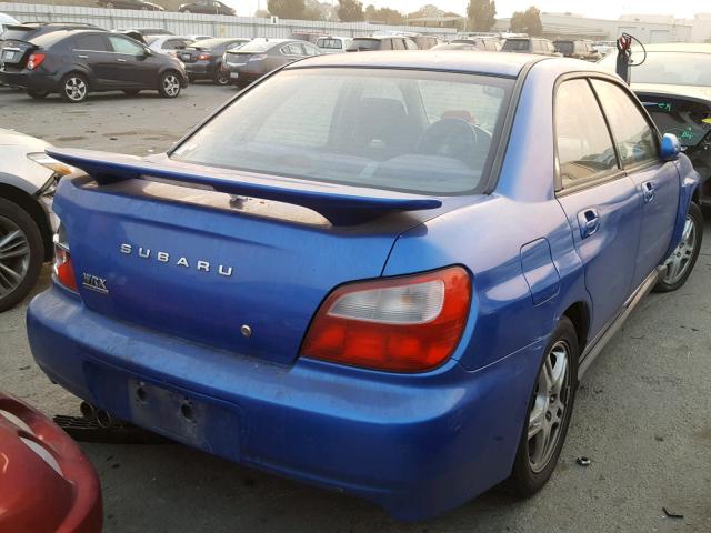 JF1GD29682H502920 - 2002 SUBARU IMPREZA WR BLUE photo 4