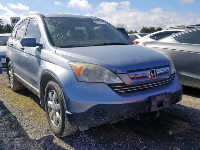 5J6RE48798L806781 - 2008 HONDA CR-V EXL BLUE photo 1