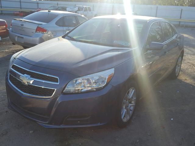 1G11C5SA6DF269517 - 2013 CHEVROLET MALIBU 1LT BLUE photo 2