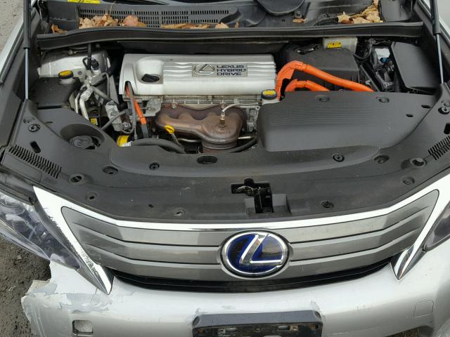 JTHBB1BA0A2003421 - 2010 LEXUS HS 250H SILVER photo 7