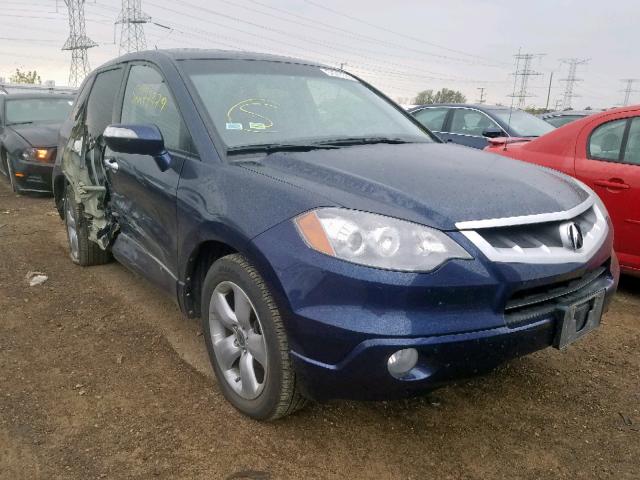 5J8TB18298A006387 - 2008 ACURA RDX BLUE photo 1