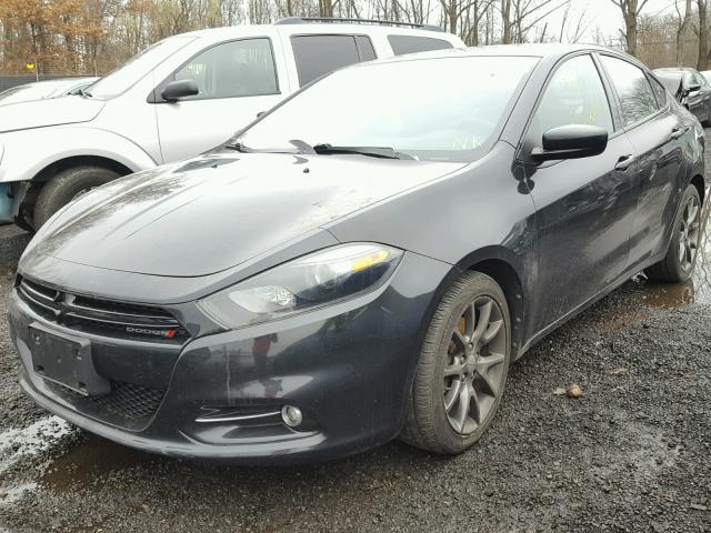 1C3CDFBA0DD104890 - 2013 DODGE DART SXT BLACK photo 2