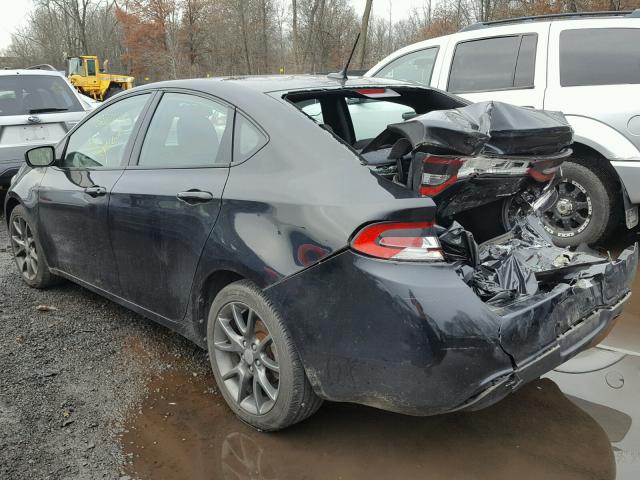 1C3CDFBA0DD104890 - 2013 DODGE DART SXT BLACK photo 3