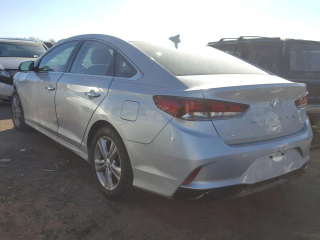 5NPE34AF9JH600446 - 2018 HYUNDAI SONATA SPO SILVER photo 3