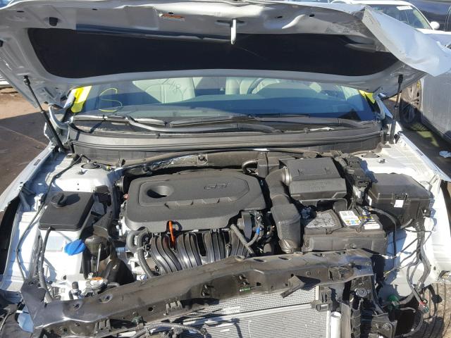 5NPE34AF9JH600446 - 2018 HYUNDAI SONATA SPO SILVER photo 7