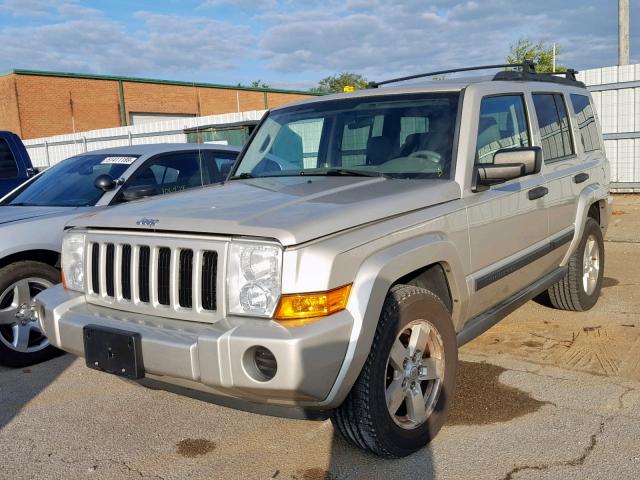 1J8HG48K26C359703 - 2006 JEEP COMMANDER ნაცრისფერი ფოტო 2