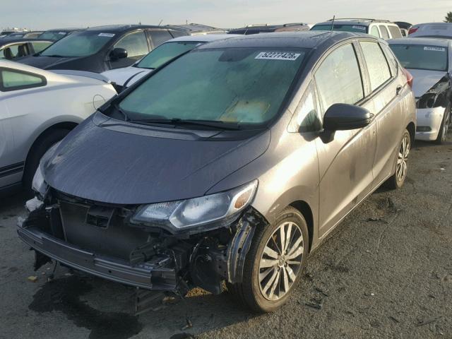 JHMGK5H74GS007036 - 2016 HONDA FIT EX GRAY photo 2