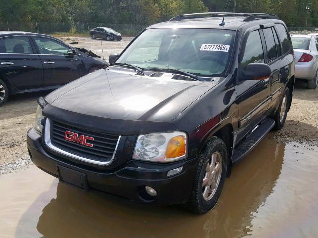 1GKDT13S742364393 - 2004 GMC ENVOY BLACK photo 2