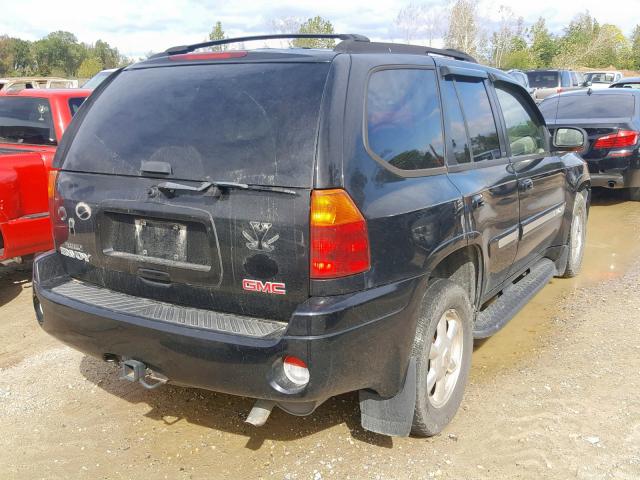 1GKDT13S742364393 - 2004 GMC ENVOY BLACK photo 4