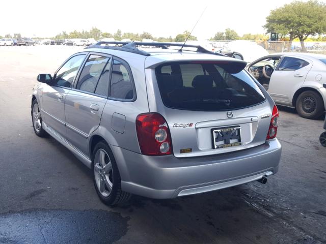 JM1BJ245031108284 - 2003 MAZDA PROTEGE PR SILVER photo 3