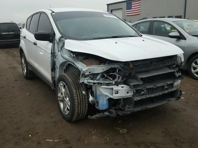 1FMCU0F72EUC07281 - 2014 FORD ESCAPE S WHITE photo 1