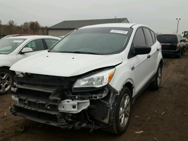 1FMCU0F72EUC07281 - 2014 FORD ESCAPE S WHITE photo 2