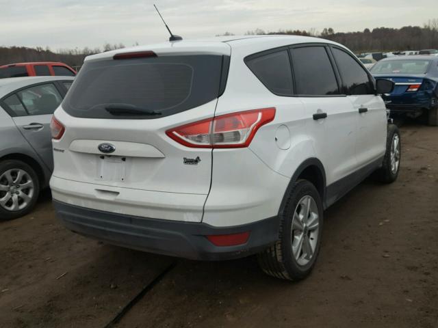 1FMCU0F72EUC07281 - 2014 FORD ESCAPE S WHITE photo 4