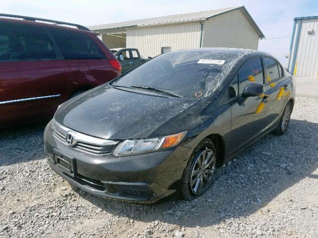 19XFB2F95CE052483 - 2012 HONDA CIVIC EXL 黑色 照片 2