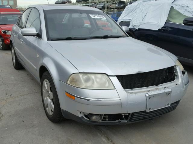 WVWTH63B02P177986 - 2002 VOLKSWAGEN PASSAT GLX SILVER photo 1