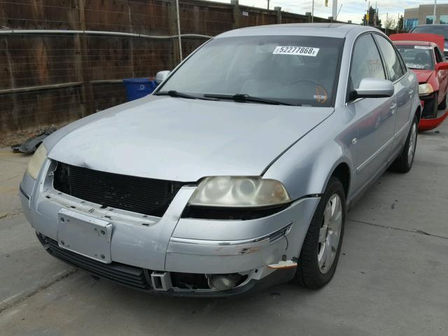 WVWTH63B02P177986 - 2002 VOLKSWAGEN PASSAT GLX SILVER photo 9