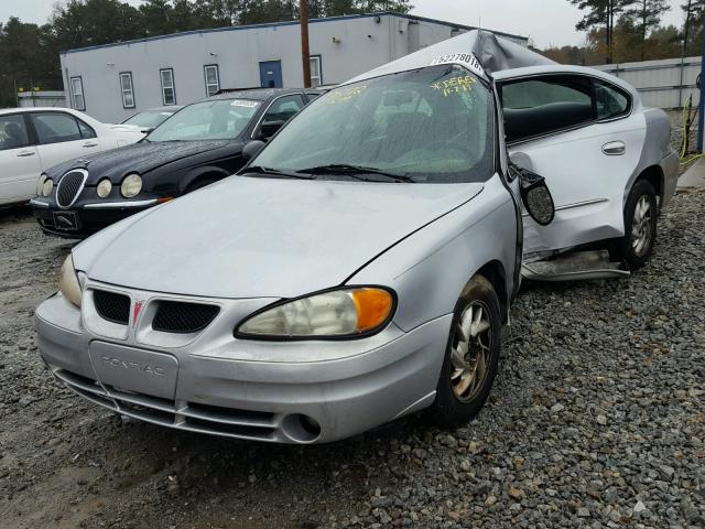 1G2NE52F74C229550 - 2004 PONTIAC GRAND AM S SILVER photo 2