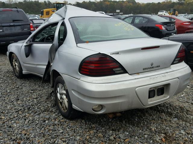 1G2NE52F74C229550 - 2004 PONTIAC GRAND AM S SILVER photo 3