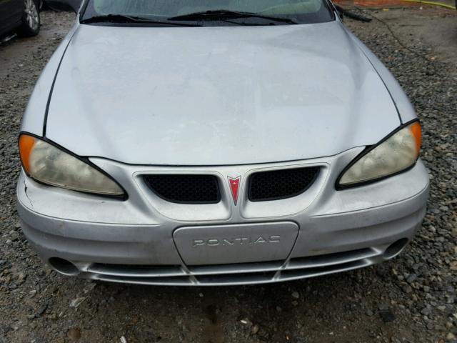 1G2NE52F74C229550 - 2004 PONTIAC GRAND AM S SILVER photo 7