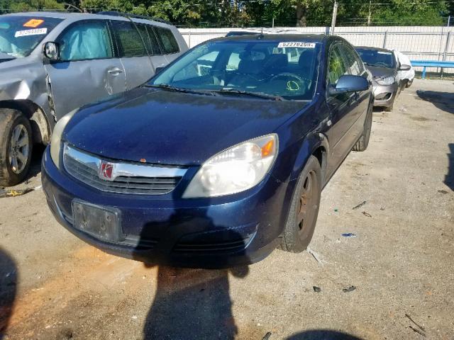 1G8ZS57N47F209419 - 2007 SATURN AURA XE BLUE photo 2