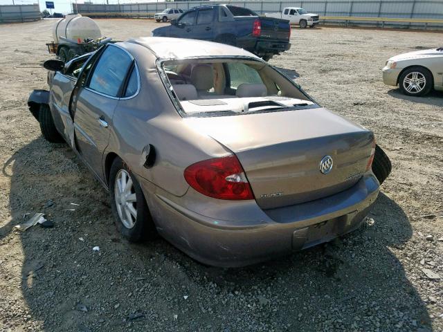 2G4WD582861142283 - 2006 BUICK LACROSSE C TAN photo 3