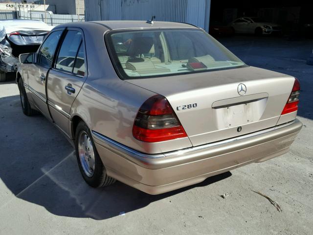 WDBHA29G3YA857154 - 2000 MERCEDES-BENZ C 280 TAN photo 3