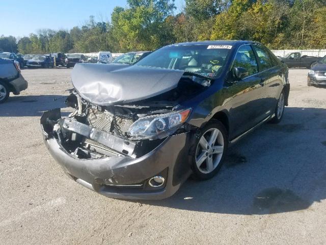 4T1BF1FK4CU037647 - 2012 TOYOTA CAMRY BASE GRAY photo 2