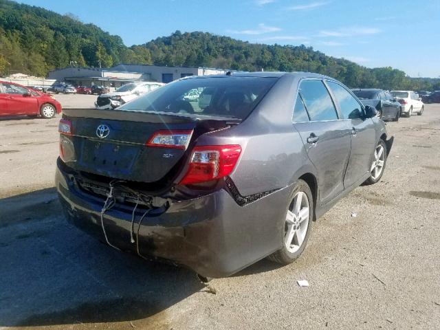 4T1BF1FK4CU037647 - 2012 TOYOTA CAMRY BASE GRAY photo 4