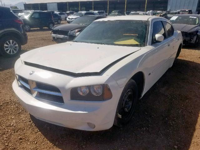 2B3CA3CV2AH106676 - 2010 DODGE CHARGER SX WHITE photo 1