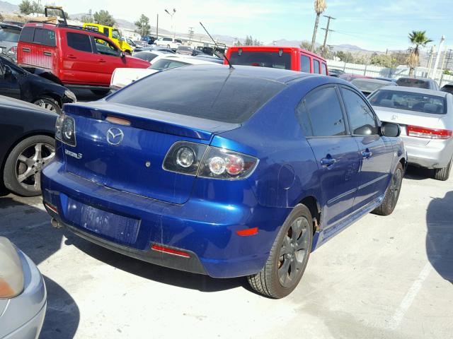 JM1BK323071656943 - 2007 MAZDA 3 S BLUE photo 4