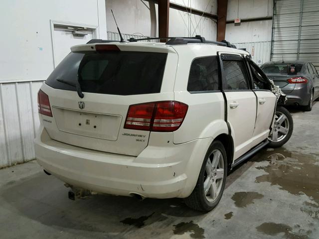 3D4PG5FV3AT137323 - 2010 DODGE JOURNEY SX WHITE photo 4