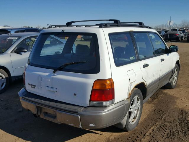 JF1SF655XWH779843 - 1998 SUBARU FORESTER S WHITE photo 4