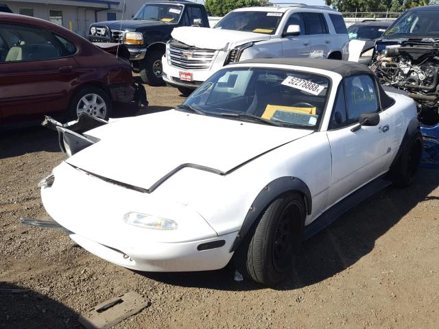 JM1NA3513L0109112 - 1990 MAZDA MX-5 MIATA WHITE photo 2