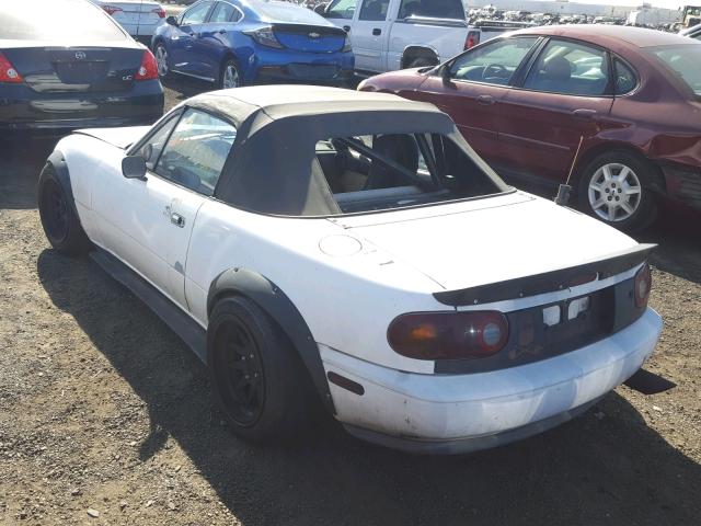 JM1NA3513L0109112 - 1990 MAZDA MX-5 MIATA WHITE photo 3