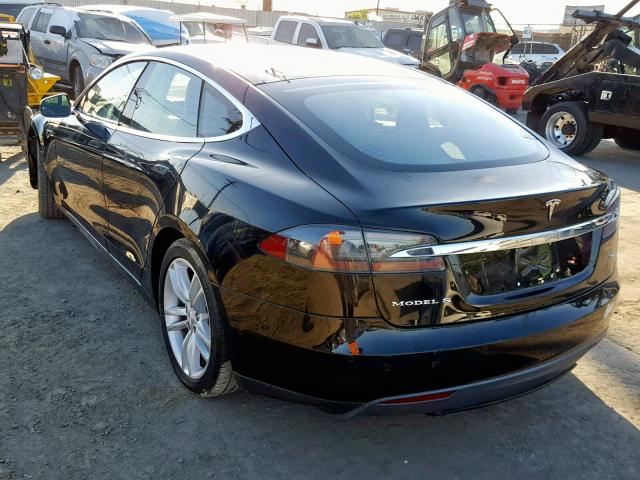 5YJSA1E24FF111019 - 2015 TESLA MODEL S BLACK photo 3