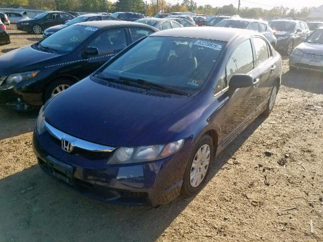 2HGFA1F33BH535287 - 2011 HONDA CIVIC VP BLACK photo 2