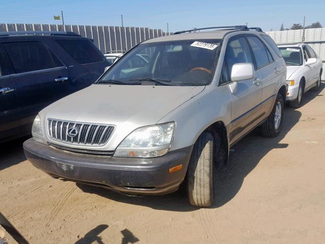 JTJHF10U520256645 - 2002 LEXUS RX 300 GRAY photo 2