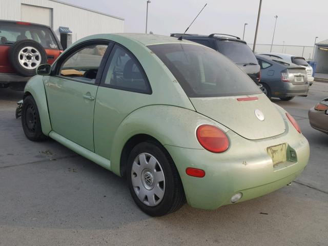 3VWBK21C12M441074 - 2002 VOLKSWAGEN NEW BEETLE GREEN photo 3