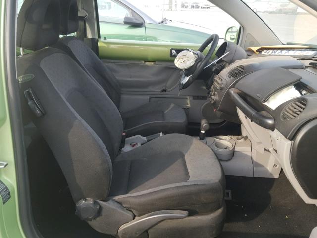 3VWBK21C12M441074 - 2002 VOLKSWAGEN NEW BEETLE GREEN photo 5