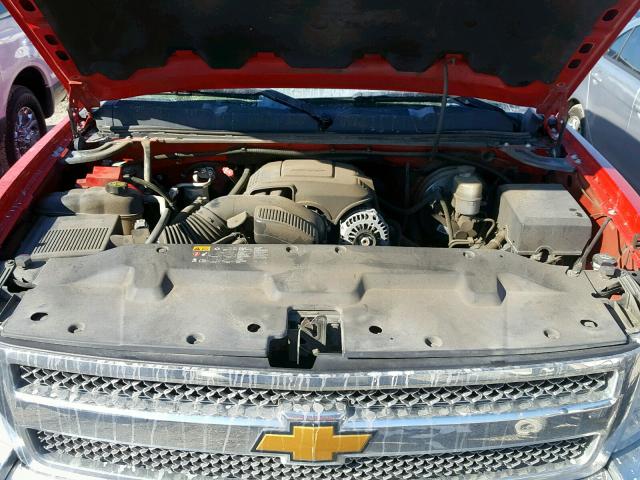 1GCRCSEA4DZ364175 - 2013 CHEVROLET SILVERADO RED photo 7