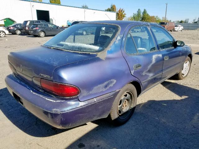 1Y1SK5262VZ439085 - 1997 GEO PRIZM BLUE photo 4